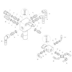 Valves for Mecalac MBR71 Roller