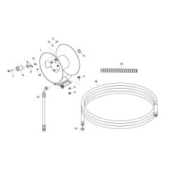 Hose Reel Assembly for Belle