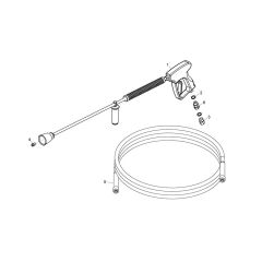 Lance & Hose Assembly for Belle MBX