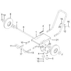Nilfisk MC 3C-165/810 PE Chassis