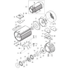 Motor for Nilfisk Pressure Washer