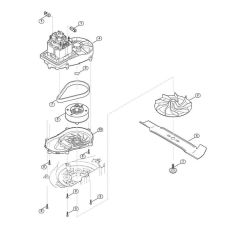 Engine and Blade for Viking ME 339.0 C