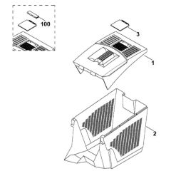 Grass Catcher Bag for Viking ME 340