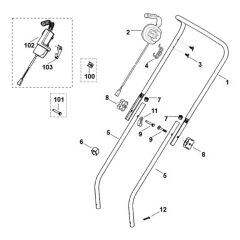 Handle Assembly for Viking ME 360