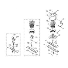 Engine and Blade for Viking ME 400 M