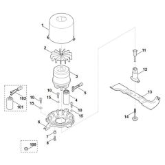Engine Blade Assembly