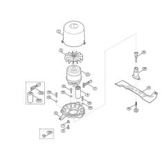 Engine and Blade for Viking ME 545.0