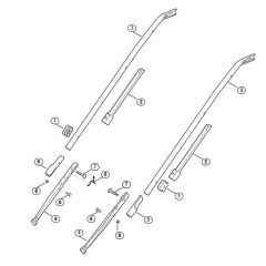 Handle Lower Part for Viking ME 545.0 C