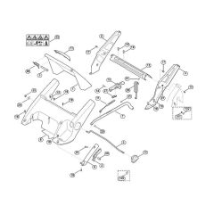 Frame for Viking ME 545.0 C