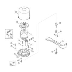 Engine and Blade for Viking ME 545.0 C