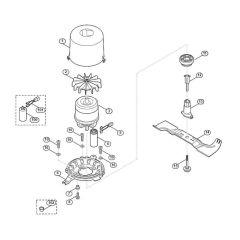 Engine and Blade for Viking ME 545.0