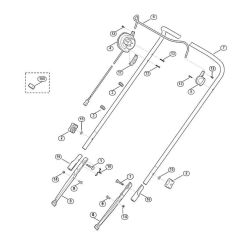 Handle for Viking ME 545.1