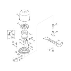 Engine and Blade for Viking ME 545.1