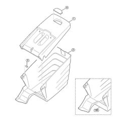 Grass Catcher Bag for Viking ME 545.1