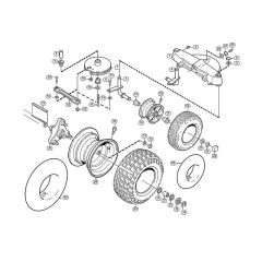 Wheels for Stihl/Viking MF 440