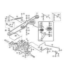 Transmission for Stihl/Viking MF 460