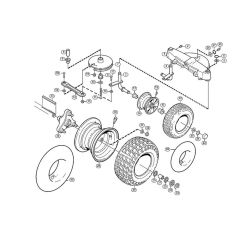 Wheels for Stihl/Viking MF 460