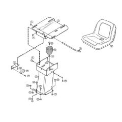 Seat for Stihl/Viking MF 460