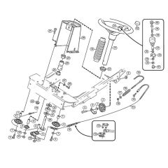 Steering for Stihl/Viking MF 460