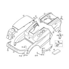 Moulding for Stihl/Viking MF 480
