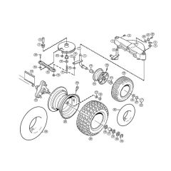 Wheels for Stihl/Viking MF 480