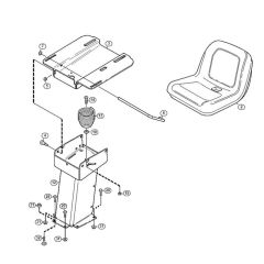 Seat for Stihl/Viking MF 480
