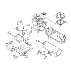 Engine for Stihl/Viking MF 480