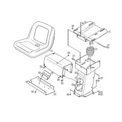 Seat for Stihl/Viking MF 860