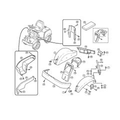 Moulding for Stihl/Viking MF 880