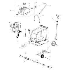 Wacker MFS735 Floor Saw Assembly