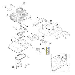 Motor Assembly for Stihl MH 445