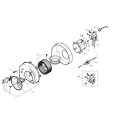 Fan Assembly for Nilfisk MH 4M