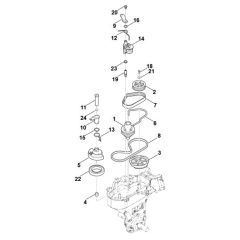 Drive Assembly for Stihl MH 585