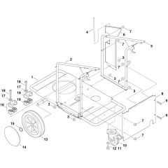 Frame for Nilfisk MH 5M