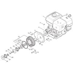 Motor Assembly for Nilfisk