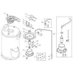 Burner Unit Assembly for Nilfisk