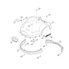 Shroud Assembly for Robotic Mowers