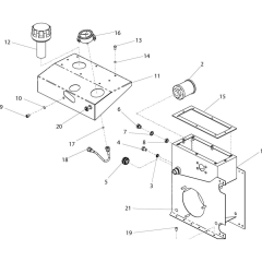 Tank Assembly for Belle Midi 20-110D