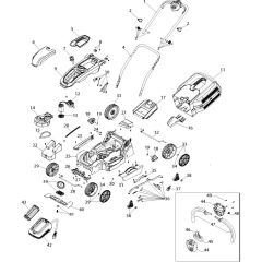 Flymo Mighti-Mo 300 Li Assembly