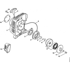 Rewind Starter for Stihl MM55