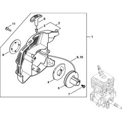 Rewind Starter for Stihl MM56