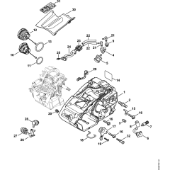 Motor Housing for Stihl MS150TC