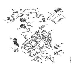 Motor Housing for Stihl MS193T