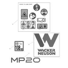 Decals for Wacker MP20