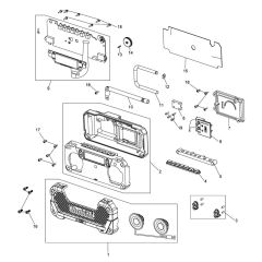 Makita MR052 Radio Assembly