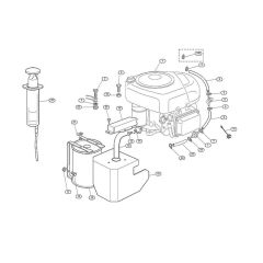 Engine for Stihl/Viking MR 345