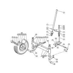 Steering for Stihl/Viking MR 380