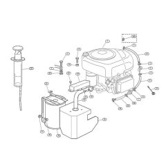 Engine for Stihl/Viking MR 385