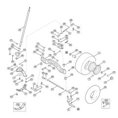 Steering & Front Wheel for Mowers