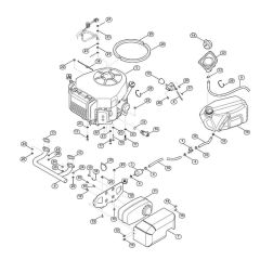 Engine and Tank for Mowers